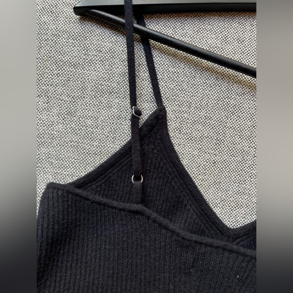 ✨ Abercrombie & Fitch Ribbed Midi V-Neck Sweater Dress in Size : XL ✨ - Picture 7 of 11